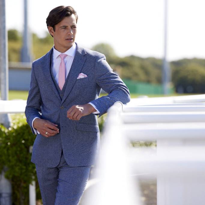 Snowdon suit from the Hire Class collection